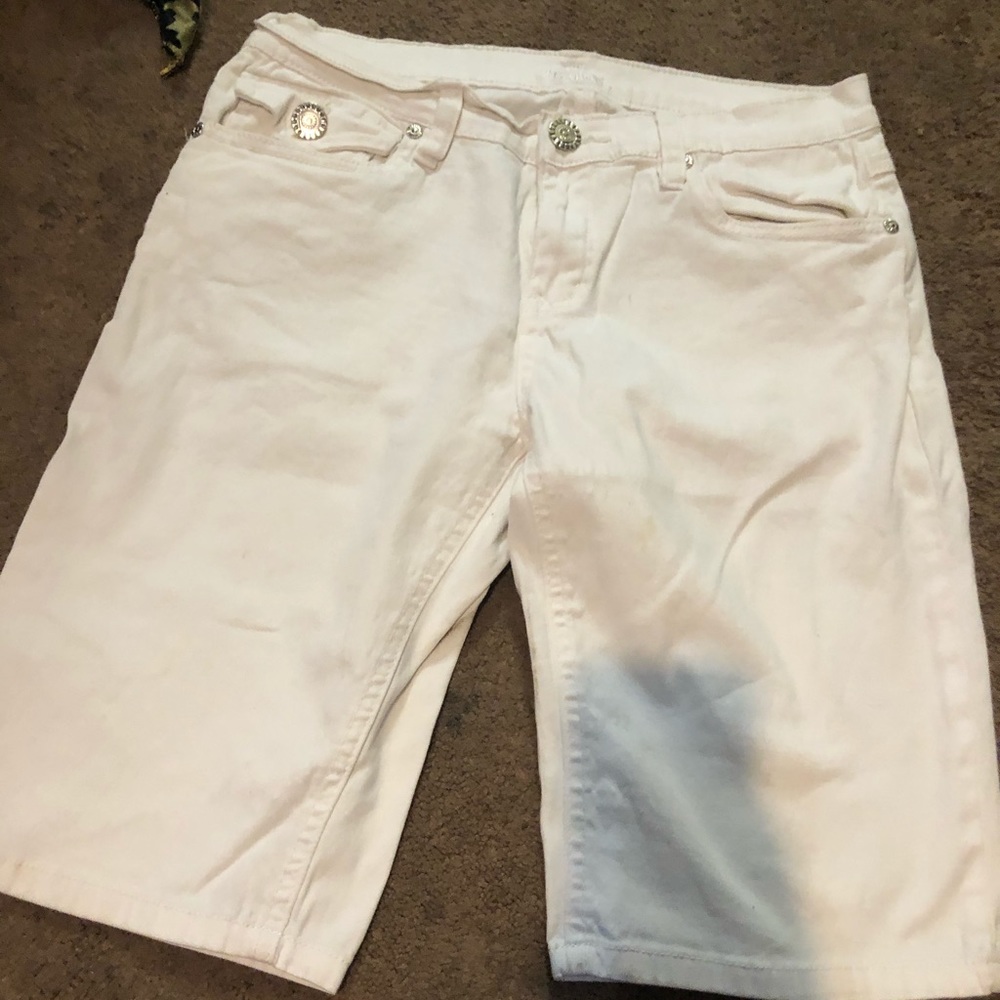 White long shorts